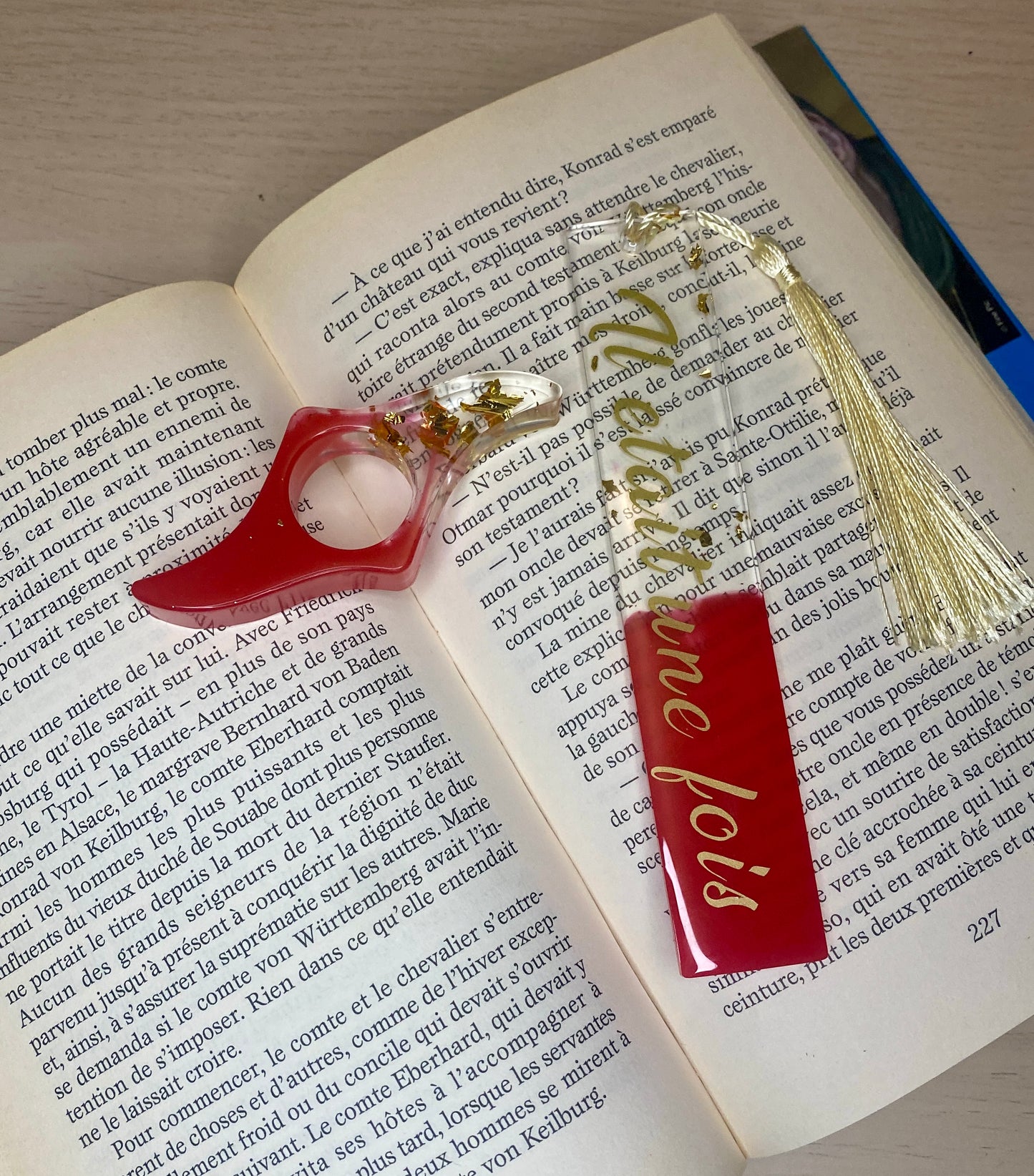 Pack Lecteur - Rouge & Paillette Or