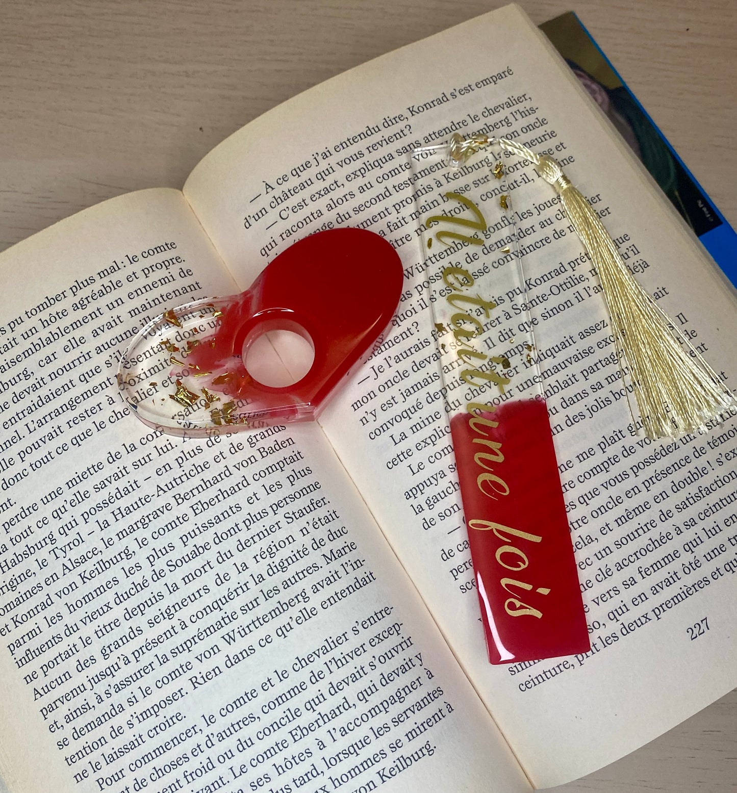 Pack Lecteur - Rouge & Paillette Or