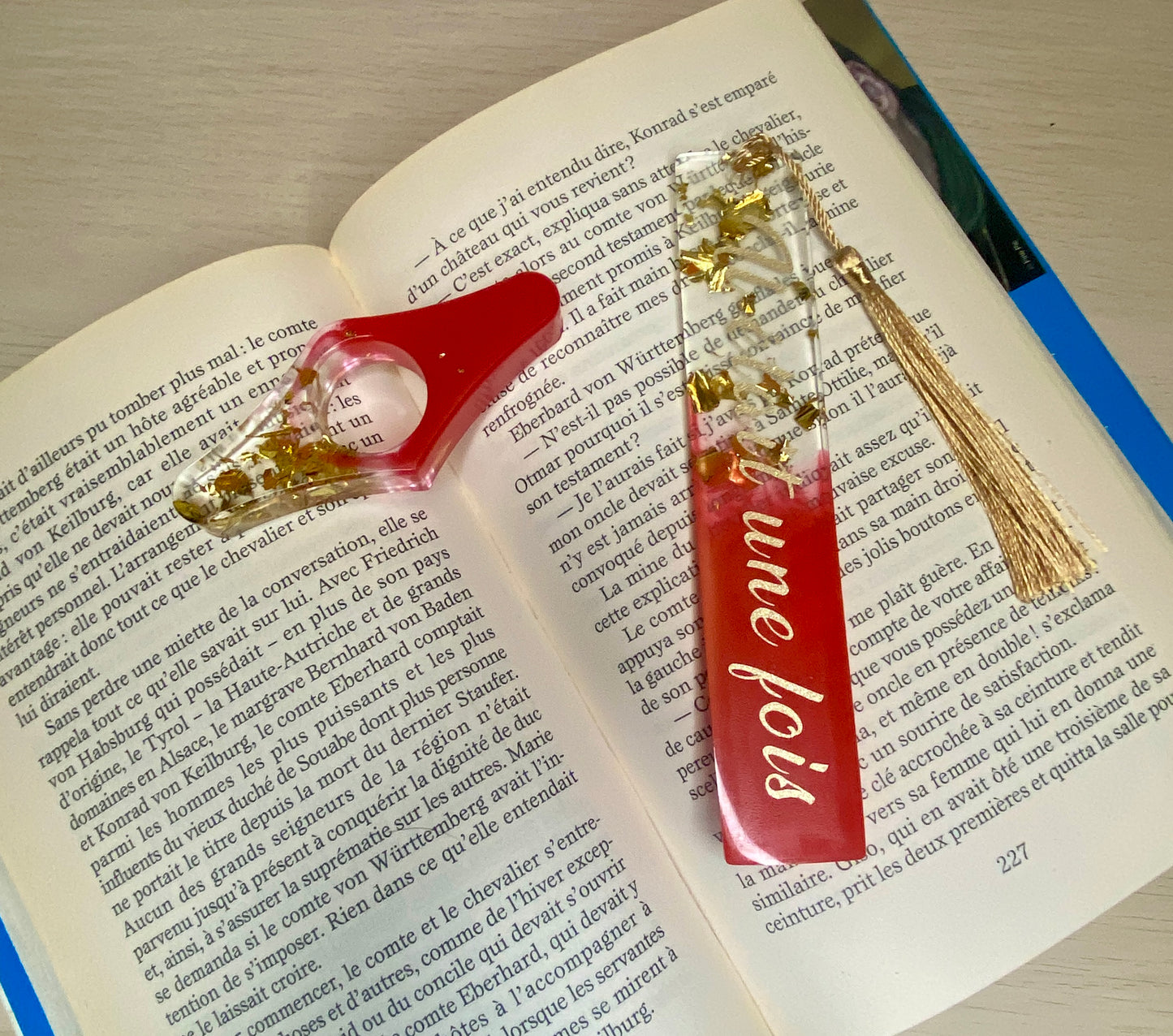 Pack Lecteur - Rouge & Paillette Or