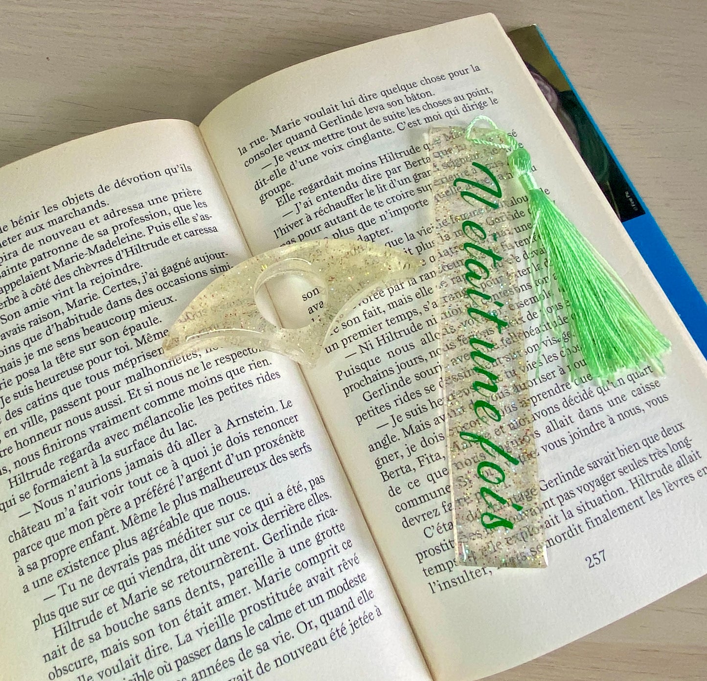 Pack Lecteur - Transparent & Paillette Blanche - " Il était une fois "