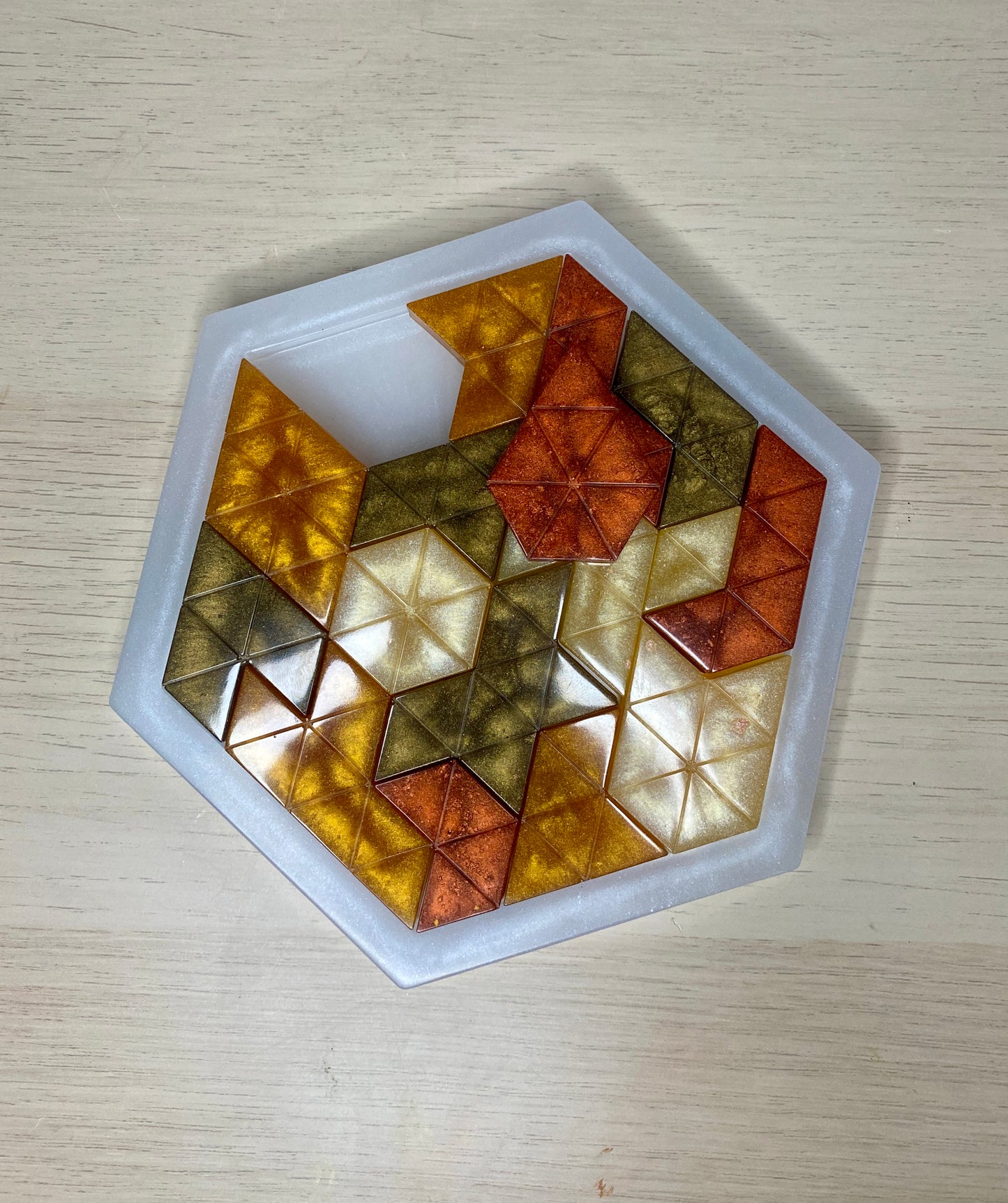 Casse tête hexagonal - 16 pièces