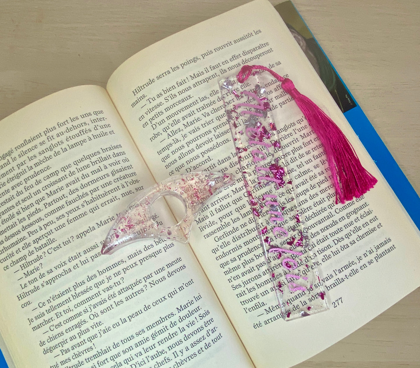 Pack Lecteur - Paillette Rose & Argent - " Il était une fois "