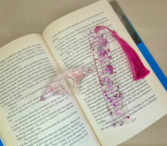 Pack Lecteur - Paillette Rose & Argent - " Il était une fois "