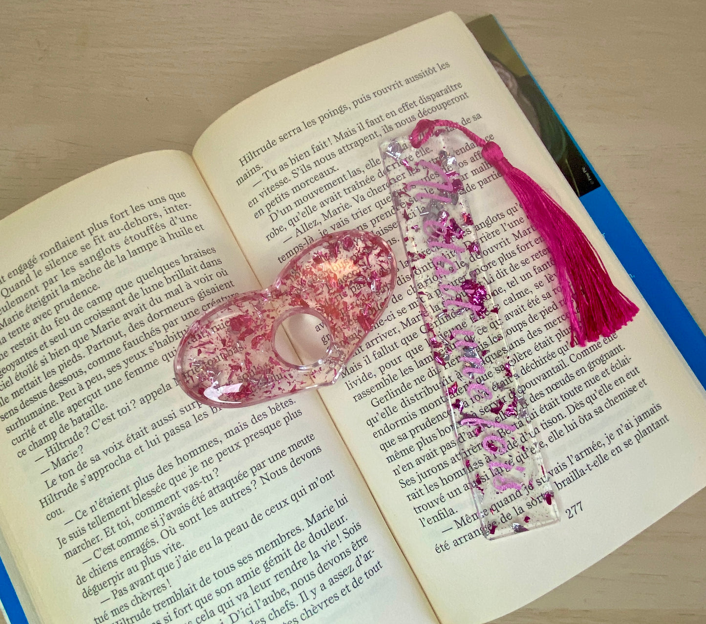 Pack Lecteur - Paillette Rose & Argent - " Il était une fois "
