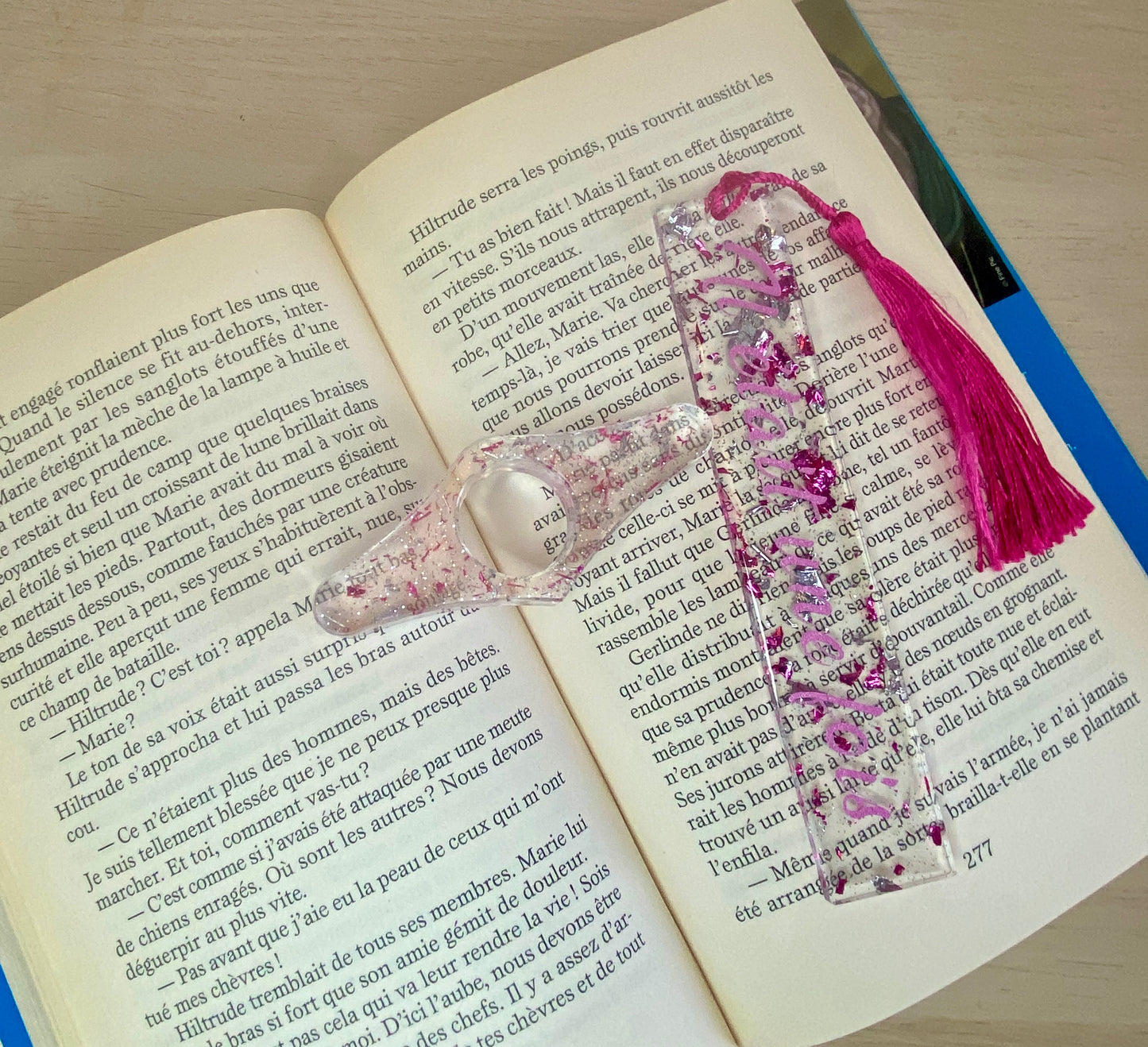 Pack Lecteur - Paillette Rose & Argent - " Il était une fois "