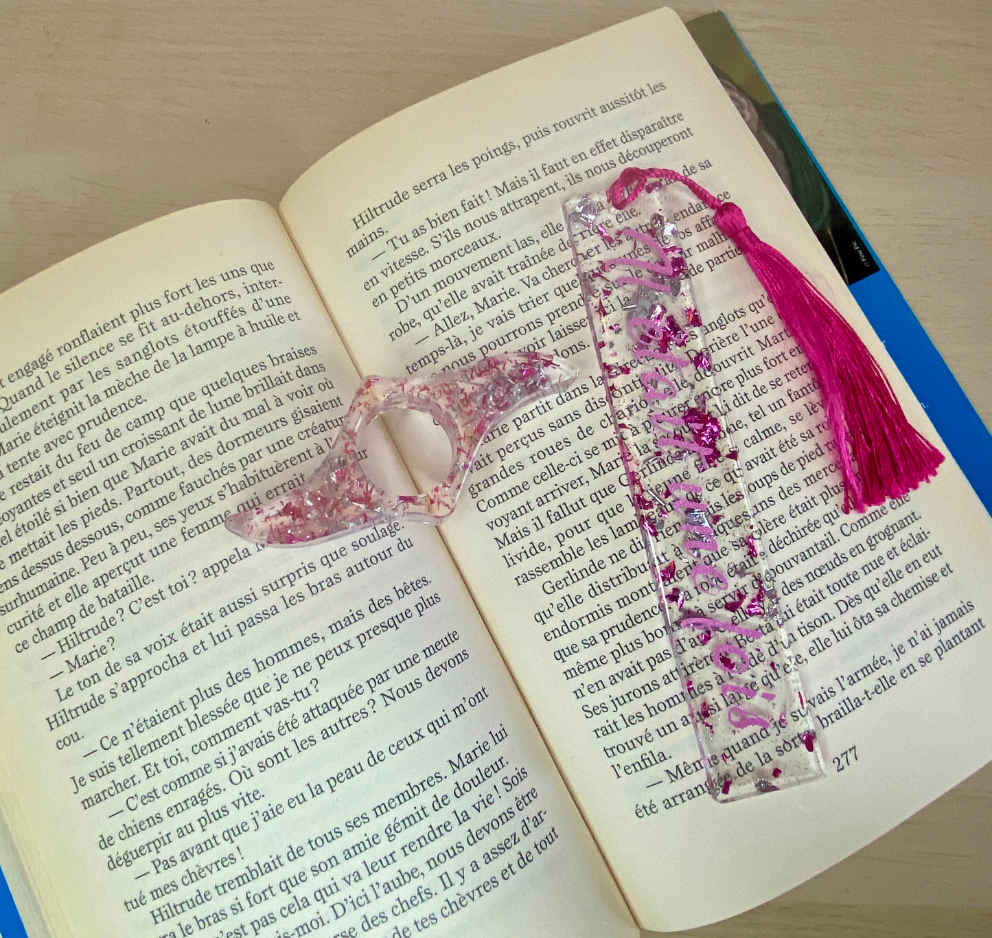 Pack Lecteur - Paillette Rose & Argent - " Il était une fois "