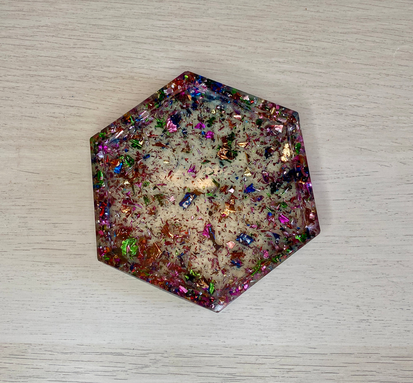 Vide poche héxagonal