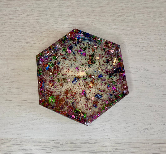 Vide poche héxagonal
