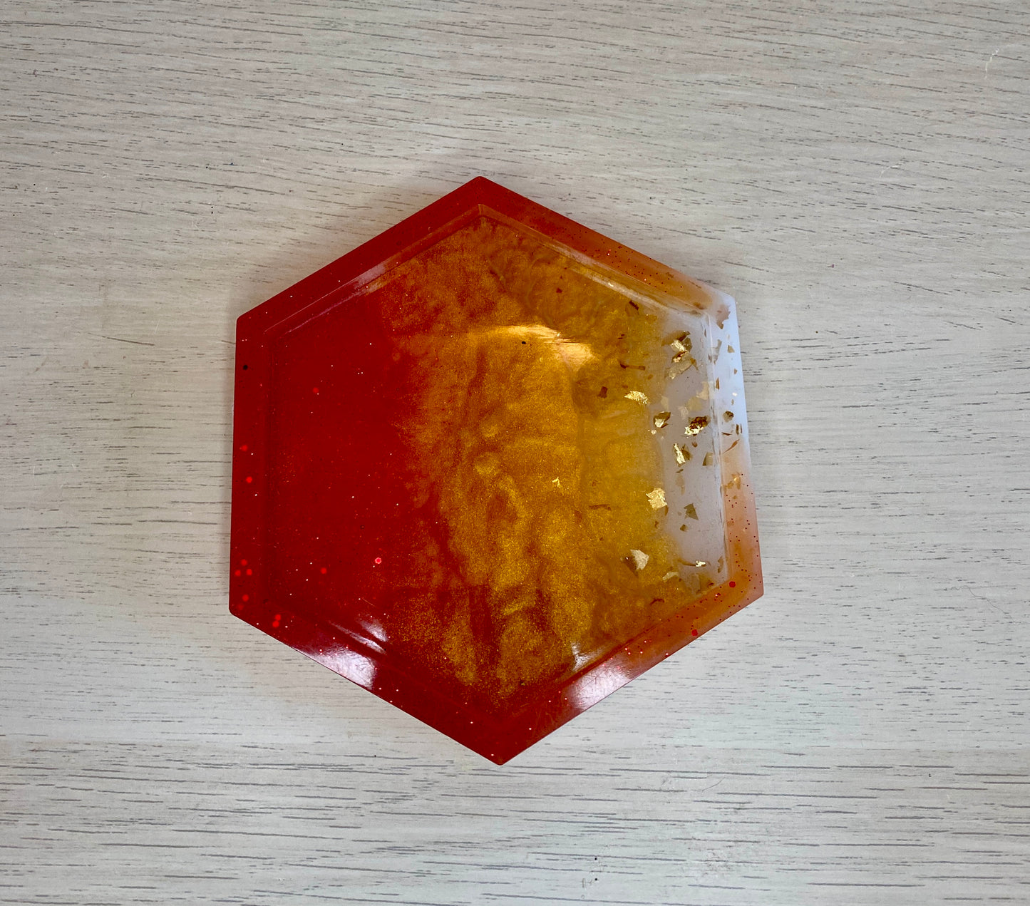 Vide poche héxagonal