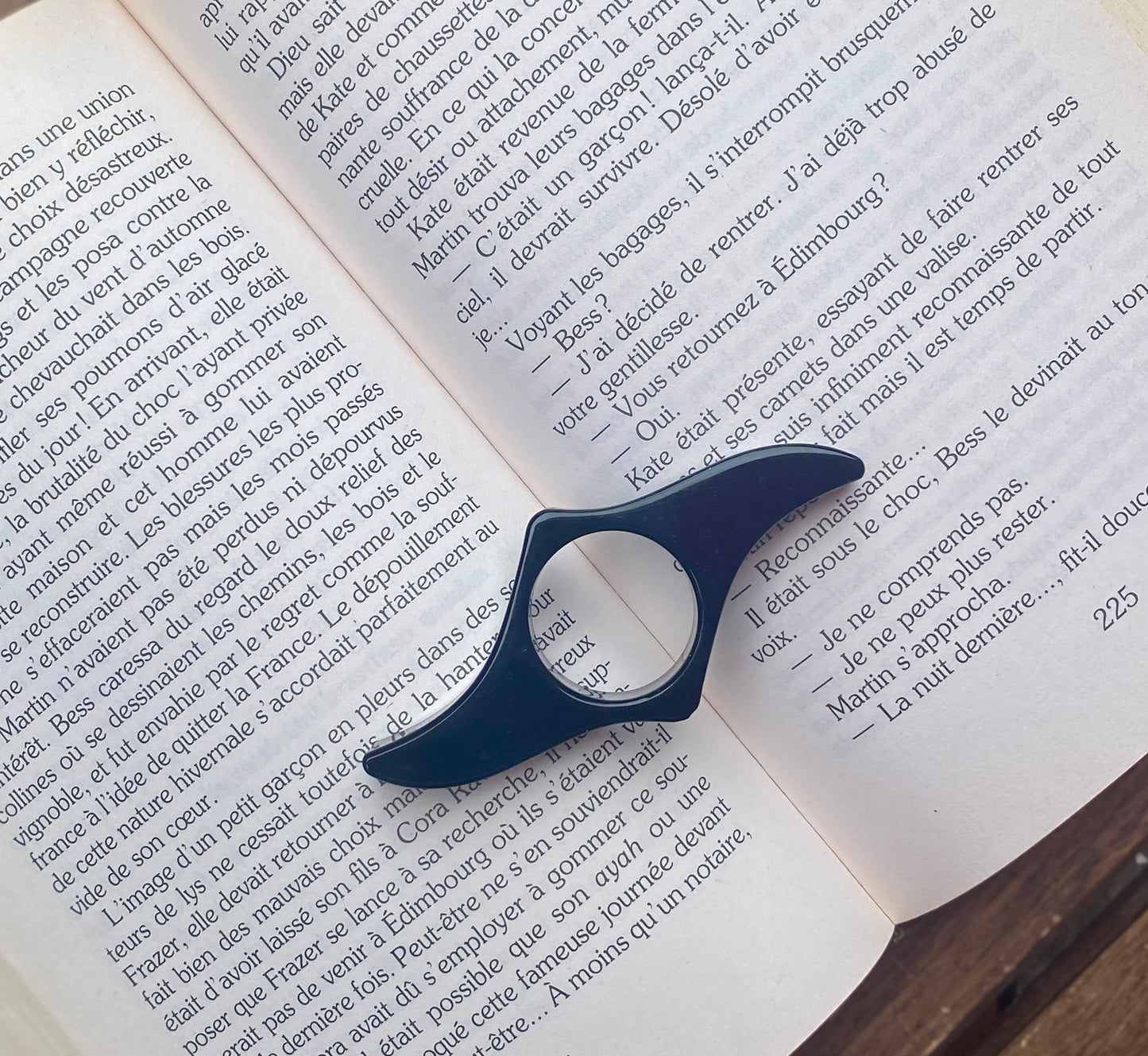 Bague de lecture - Boomerang - Grande Taille