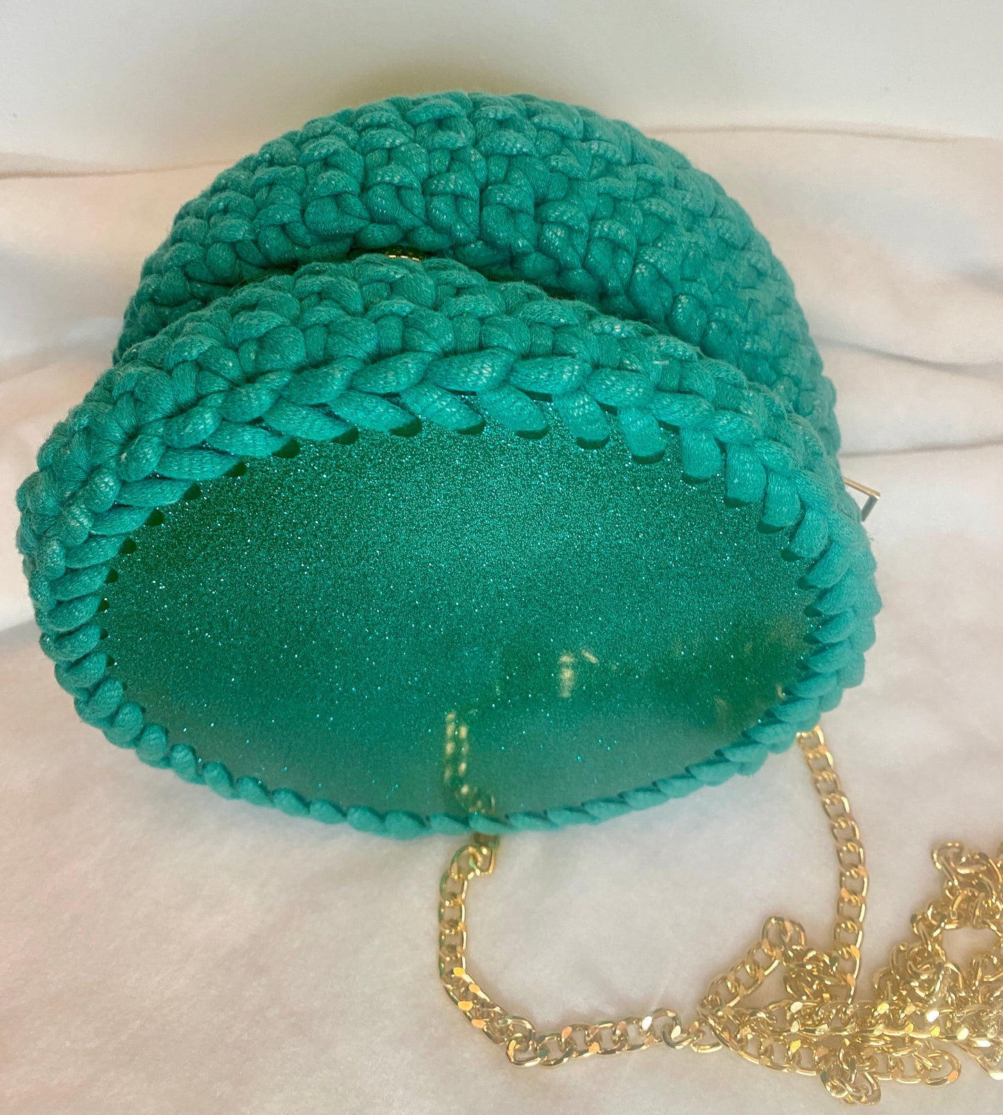 Sac à main - Paillette Bleu Turquoise